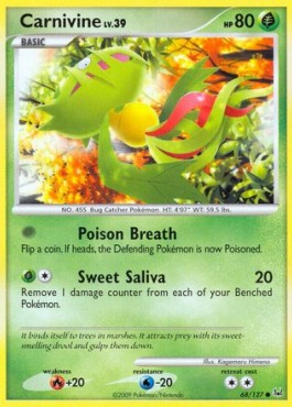 Carnivine Lv.39 Platinum #68/127