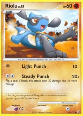Riolu Lv.15 Platinum #91/127