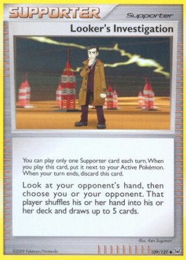 Looker's Investigation Platinum #109/127