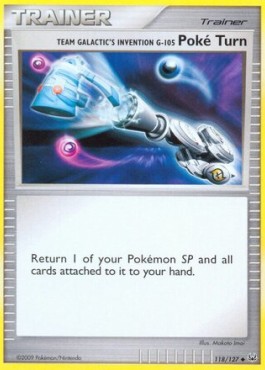 Team Galactic's Invention G-105 Poké Turn Platinum #118/127