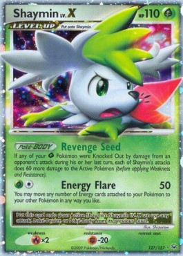 Shaymin LV.X Platinum #127/127