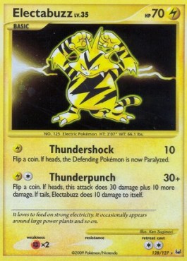 Electabuzz Lv.35 Platinum #128/127