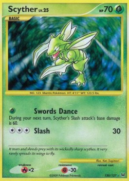 Scyther Lv.25 Platinum #130/127