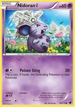 Nidoran ♀ - Plasma Freeze #40/116