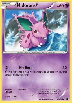 Nidoran ♂ - Plasma Freeze #43/116