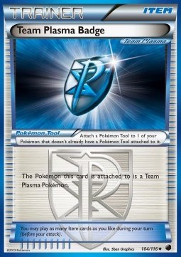 Team Plasma Badge Plasma Freeze #104/116