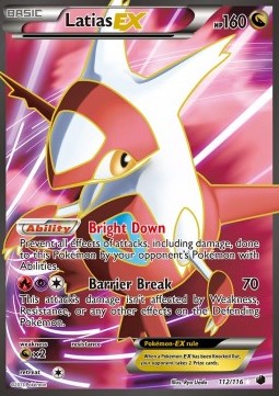 Latias EX - Plasma Freeze #112/116