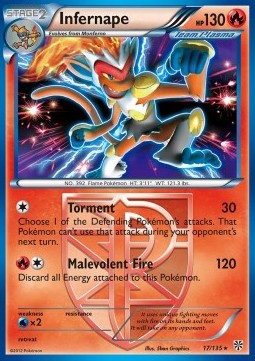 Infernape - Plasma Storm #17/135