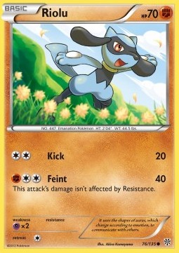 Riolu - Plasma Storm #76/135
