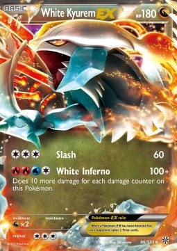 White Kyurem EX Plasma Storm #96/135