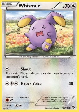 Whismur - Plasma Storm #105/135