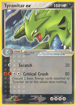 Tyranitar ex POP Series 1 #17/17