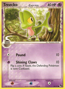Treecko δ Delta Species POP Series 4 #15/17