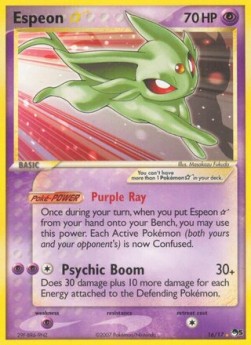 Espeon Gold Star POP Series 5 #16/17