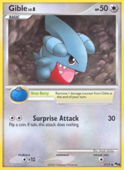 Gible Lv.8 POP Series 6 #7/17