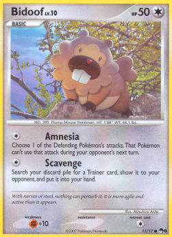 Bidoof Lv.10 POP Series 6 #11/17