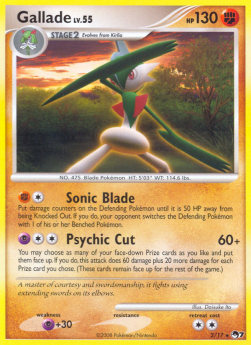 Gallade Lv.55 POP Series 7 #2/17