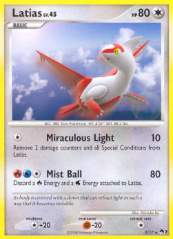 Latias Lv.45 POP Series 7 #3/17