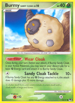 Burmy Sandy Cloak Lv.10 POP Series 7 #12/17