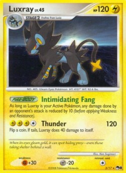 Luxray Lv.45 POP Series 8 #3/17