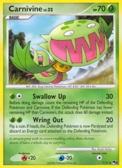 Carnivine Lv.32 POP Series 8 #7/17