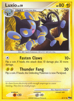 Luxio Lv.19 POP Series 8 #8/17