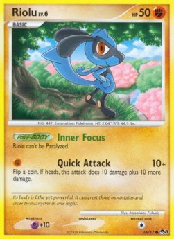 Riolu Lv.6 POP Series 8 #16/17