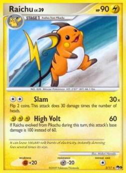 Raichu Lv.39 POP Series 9 #3/17