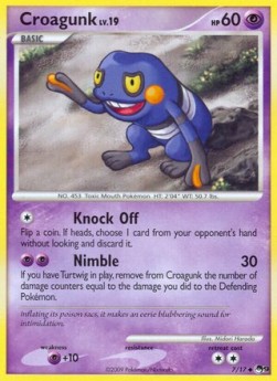Croagunk Lv.19 POP Series 9 #7/17
