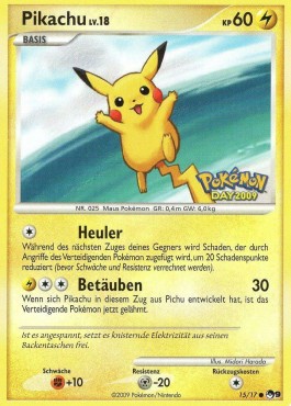 Pikachu Lv.18 POP Series 9 #2/17