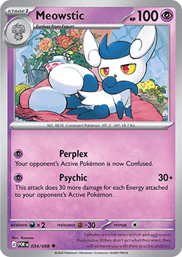 Meowstic - Perfect Order #034/88