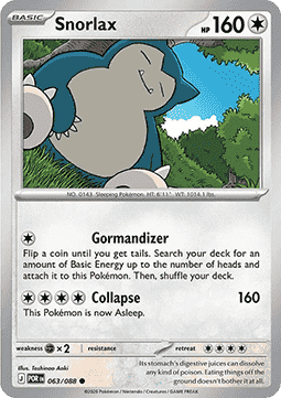 Snorlax - Perfect Order #063/88