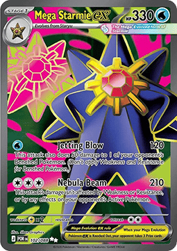 Mega Starmie ex Perfect Order #102/88