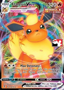 Flareon VMAX Play! Pokémon Prize Pack Series One #018