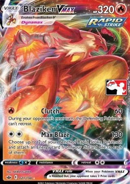 Blaziken VMAX Play! Pokémon Prize Pack Series One #021