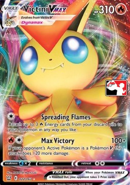 Victini VMAX Play! Pokémon Prize Pack Series One #022
