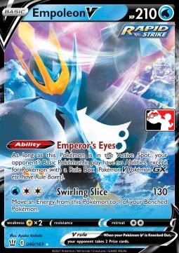 Empoleon V Play! Pokémon Prize Pack Series One #040