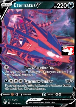 Eternatus V Play! Pokémon Prize Pack Series One #116