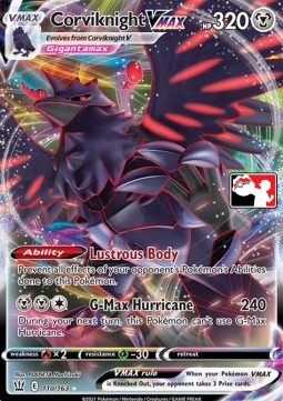 Corviknight VMAX Play! Pokémon Prize Pack Series One #110