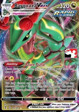 Rayquaza VMAX Play! Pokémon Prize Pack Series One #111