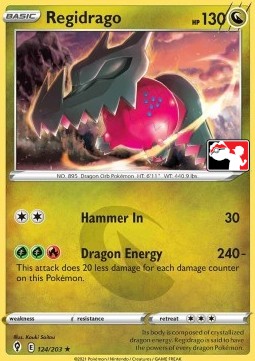 Regidrago Play! Pokémon Prize Pack Series One #124