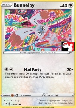 Bunnelby Play! Pokémon Prize Pack Series One #150