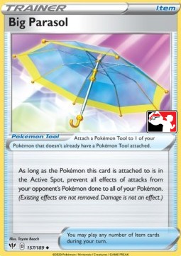 Big Parasol Play! Pokémon Prize Pack Series One #157