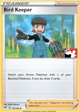 Bird Keeper Play! Pokémon Prize Pack Series One #159