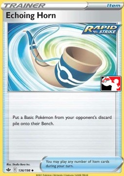Echoing Horn Play! Pokémon Prize Pack Series One #136