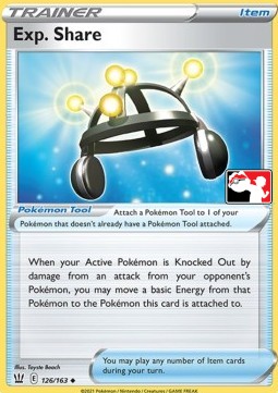 Exp. Share Play! Pokémon Prize Pack Series One #126