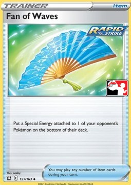 Fan of Waves Play! Pokémon Prize Pack Series One #127