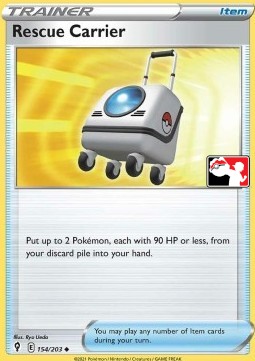 Rescue Carrier Play! Pokémon Prize Pack Series One #154
