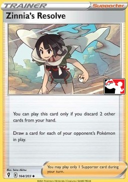 Zinnia's Resolve Play! Pokémon Prize Pack Series One #164