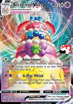 Alcremie VMAX Play! Pokémon Prize Pack Series One #023